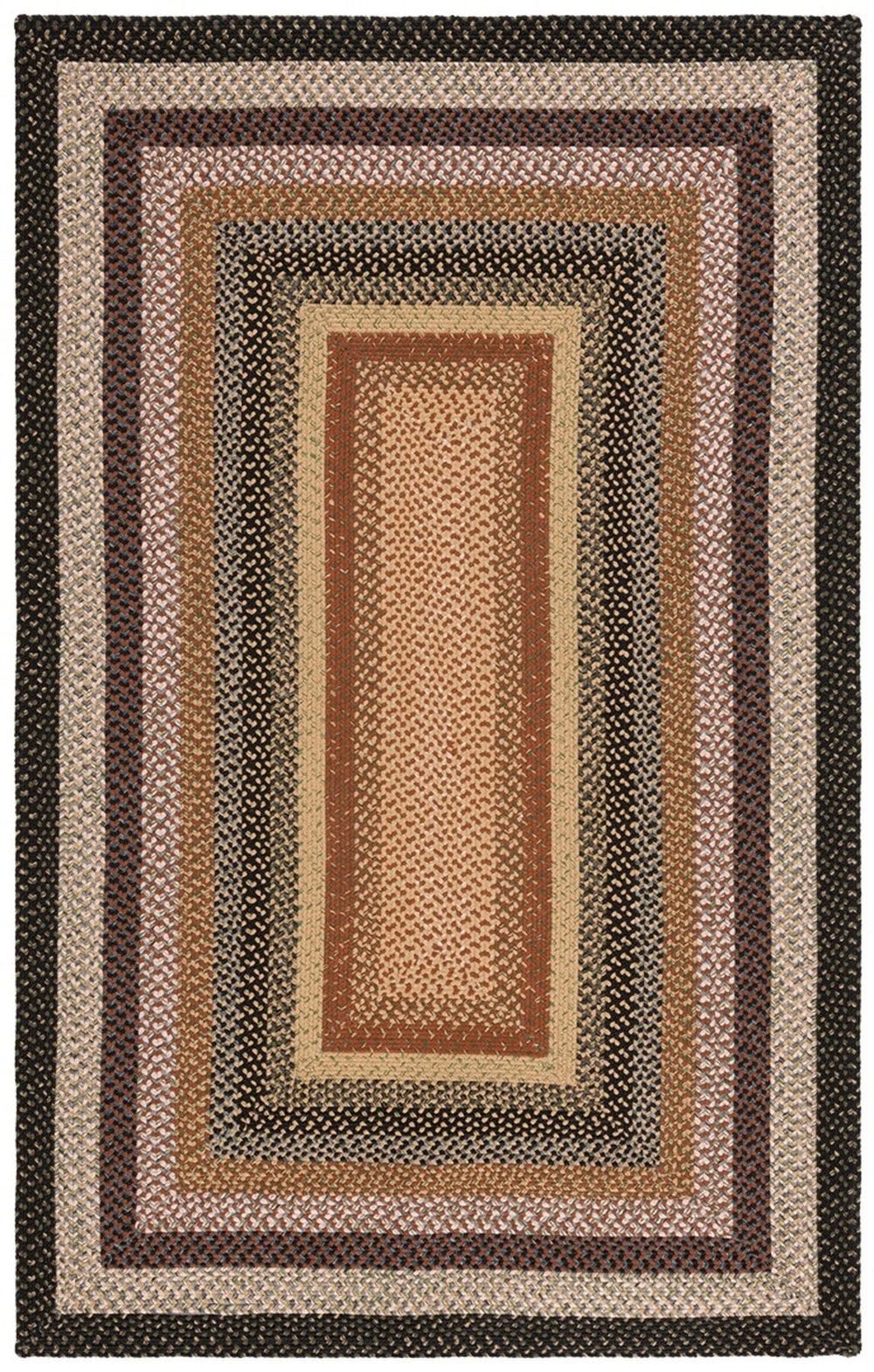 Safavieh Brd308 Hand Woven Indoor / Outdoor - Braided Rug Multi BRD308A-24HM