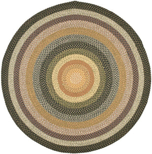 Safavieh Brd308 Hand Woven Polypropylene Indoor / Outdoor - Braided Rug Multi BRD308A-264HM