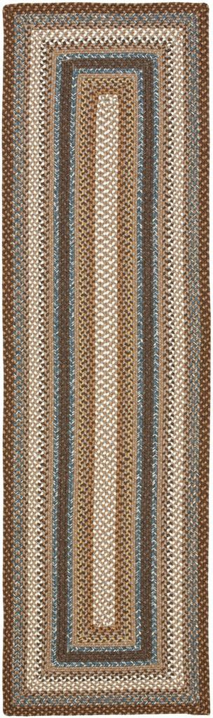 Safavieh Brd313 Hand Woven Indoor / Outdoor - Braided Rug Brown / Multi BRD313A-24HM
