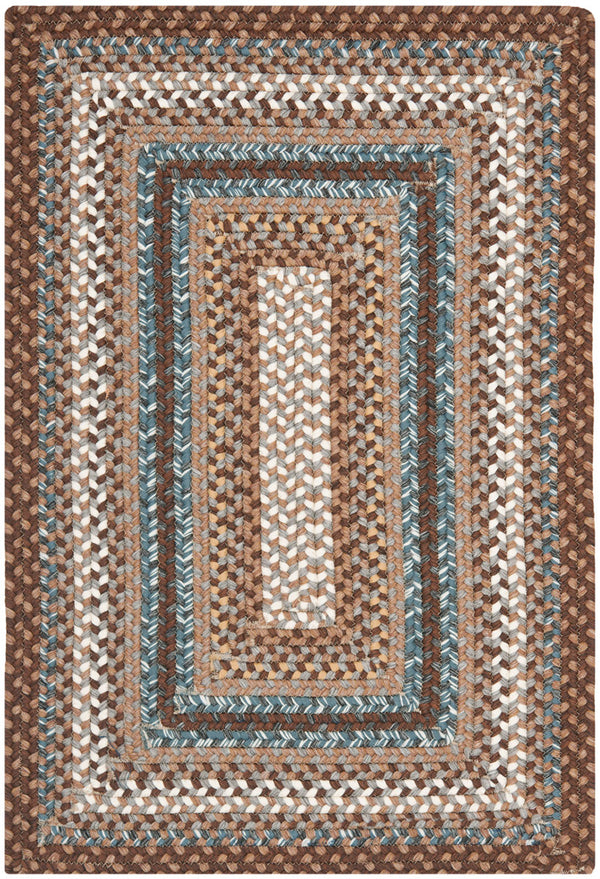 Safavieh Brd313 Hand Woven Polypropylene Indoor / Outdoor - Braided Rug Brown / Multi BRD313A-264HM