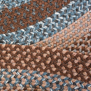 Safavieh Brd313 Hand Woven Polypropylene Indoor / Outdoor - Braided Rug Brown / Multi BRD313A-264HM