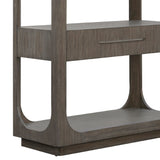 Scott Living Home Griffith Etagere Gray with Light Wood Finish P367DJ305 Pulaski Furniture