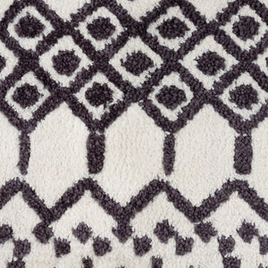 Surya Braith Handmade 18" Accent Pillow Kit - Unique Cotton-polyester Knitted Design For Your Space Charcoal Polyester,Cotton Brh006-1818p