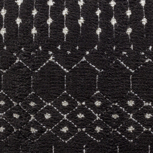 Surya Braith Handmade 18" Accent Pillow Kit - Unique Cotton-polyester Knitted Design For Your Space Black Polyester,Cotton Brh008-2020