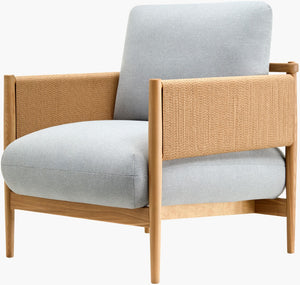 Surya Brielle Accent Chair - 33"H X 27"W X 31"D Stylish Comfort In Luxurious Polyester Upholstery Base, Brown Polyester,Ash Wood,Polyester Wrapped Foam Bril001-332731