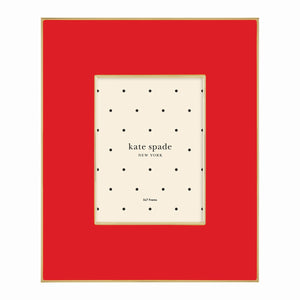 Lenox Kate Spade Make It Pop 5x7 Frame Red, RED METAL 895177