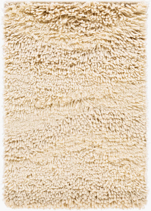 Livabliss Berkley Hand Woven New Zealand Wool Area Rug for Living Room Plush Soft Pile Cream 2' x 3' BRK3300-23