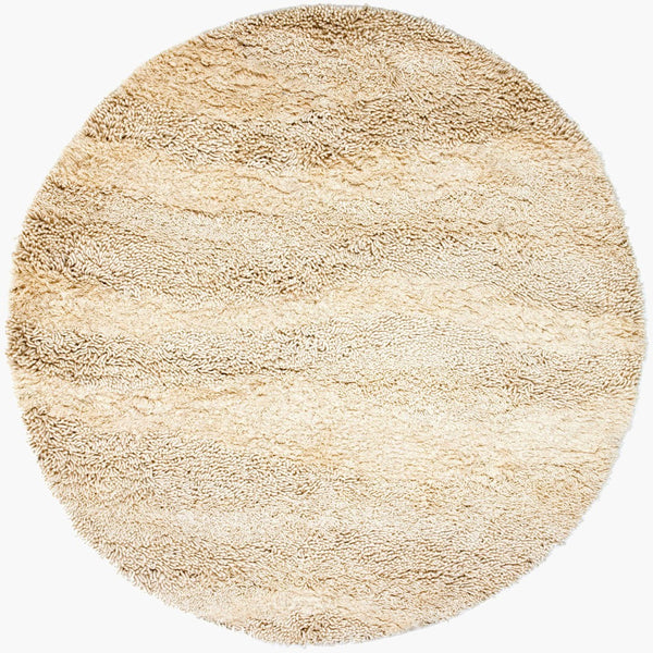 Livabliss Berkley Hand Woven New Zealand Wool Area Rug for Living Room Plush Soft Pile Cream 10' x 10' BRK3300-10RD