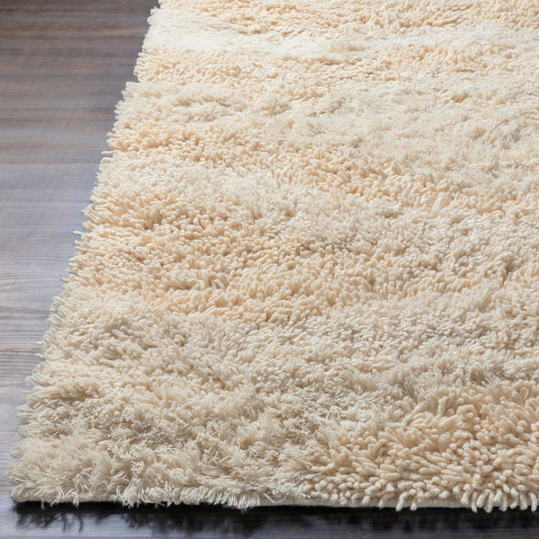 Livabliss Berkley Hand Woven New Zealand Wool Area Rug for Living Room Plush Soft Pile Cream 2'6" x 8' BRK3300-268