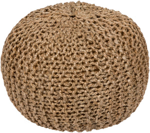 Bermuda BRPF-001 14"H x 20"W x 20"D Pouf BRPF-001 Livabliss Surya