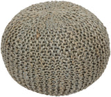 Bermuda BRPF-003 14"H x 20"W x 20"D Pouf BRPF-003 Livabliss Surya