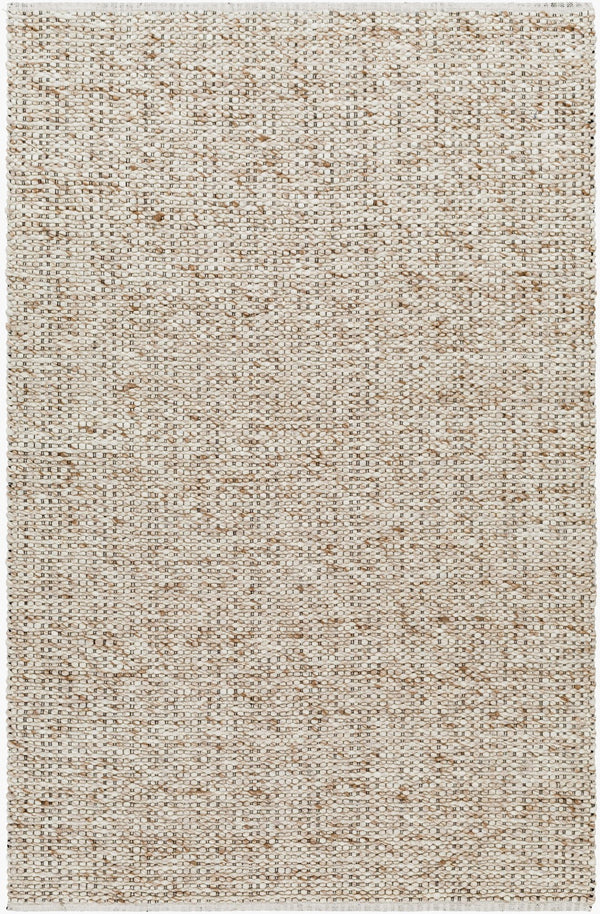 Surya Brea 2' X 3' Handmade Wool Rug - Cozy Cottage Charm, Durable Flat Weave, Easy Care For Any Room Beige Wool Brr2300-23