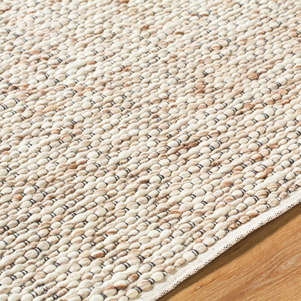 Surya Brea 2' X 3' Handmade Wool Rug - Cozy Cottage Charm, Durable Flat Weave, Easy Care For Any Room Beige Wool Brr2300-268