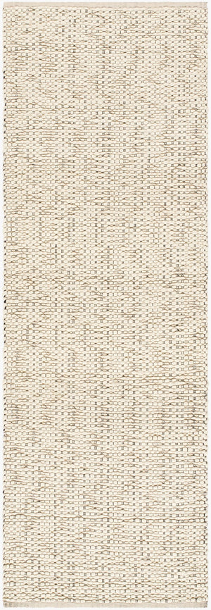 Surya Brea 2' X 3' Handmade Wool Rug - Cozy Cottage Charm, Durable Flat Weave, Easy Care For Any Room Ivory Wool Brr2301-268