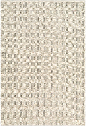 Surya Brea 2' X 3' Handmade Wool Rug - Cozy Cottage Charm, Durable Flat Weave, Easy Care For Any Room Ivory Wool Brr2301-69