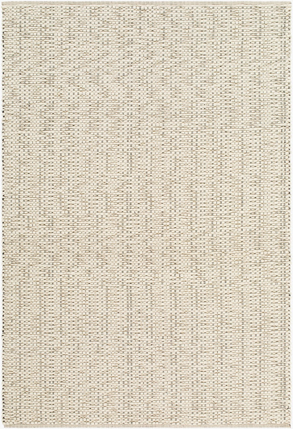 Surya Brea 2' X 3' Handmade Wool Rug - Cozy Cottage Charm, Durable Flat Weave, Easy Care For Any Room Ivory Wool Brr2301-69
