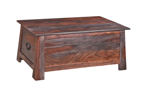Porter Designs Porter Kalispell Solid Sheesham Wood Coffee Table – Handcrafted Arts & Crafts Design For Your Home Brown Wood 04-196-12-2429