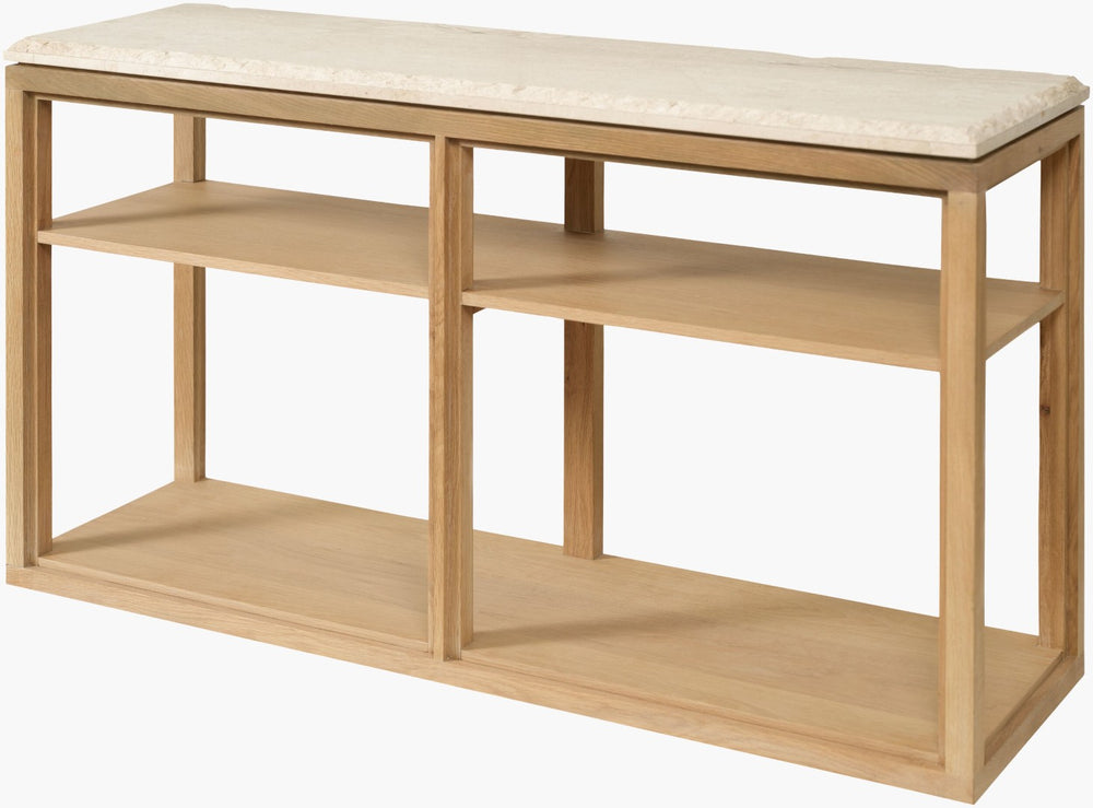 Surya Britta Slim Entryway Console Table with Generous Display Surface for Hallways BRTA003-301652