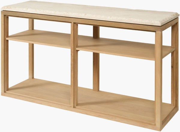 Surya Britta Slim Entryway Console Table with Generous Display Surface for Hallways BRTA003-301652