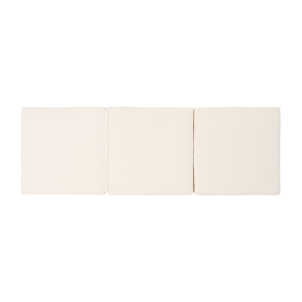 English Elm Christopher Knight Home® - JAMAICA Plush Outdoor Lounge Cushion with UV, Water & Fade Resistance for Patio Comfort 26.5x25.5x7 Cream 62575.00CUSH-CRM