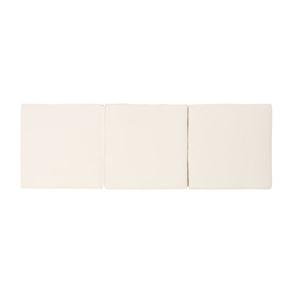 English Elm Christopher Knight Home® - JAMAICA Plush Outdoor Lounge Cushion with UV, Water & Fade Resistance for Patio Comfort 26.5x25.5x7 Cream 62575.00CUSH-CRM