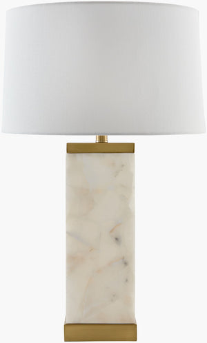 Livabliss Brivana Linen Shade Table Lamp Traditional Warmth for Bedroom or Living Room BRVA-001