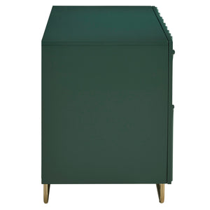 Pulaski Furniture 2-door Contemporary Accent Chest – Chic Metal Storage With Adjustable Shelf & Modern Green Finish Green Solid Wood Veneers P301776-pulaski