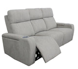 Parker House Parker Living Orpheus - Bisque Power Reclining Sofa with Drop Down Console Bisque 100% Polyester (W) MORP#832PH-BIS