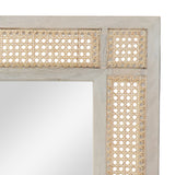 Christopher Knight Home® - Noble House - Cavendish Boho Mirror with Wicker Caning, Natural