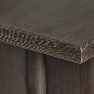 Bernhardt Bernhardt Geneve Wire-brushed Oak Dining Table with Architectural Base Seats Eight K2291