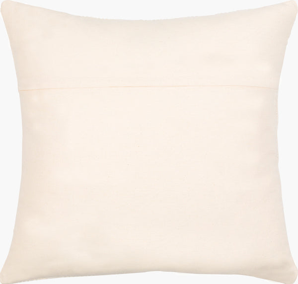 Surya Bisa 14"L X 22"W Cottage Style Lumbar Pillow - 100% Cotton, Woven Texture, Dry Clean Only, India Made Cream Cotton,Cotton Bsa001-1422