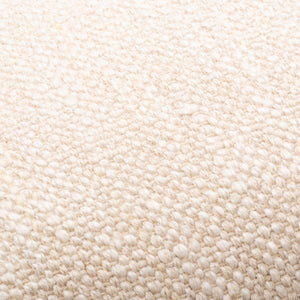 Surya Bisa 14"L X 22"W Cottage Style Lumbar Pillow - 100% Cotton, Woven Texture, Dry Clean Only, India Made Cream Cotton,Cotton Bsa001-1422