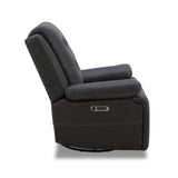 Parker Living Caldwell - Tahoe Charcoal Power Reclining Sofa Loveseat and Recliner Tahoe Charcoal MCAL-321PH-TACH Parker House