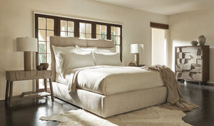 Bernhardt Bernhardt Casa Paros Bedrock Nightstand With Soft-Close Drawer, Usb Charging, Playa Wood Shelf 317218