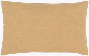 Surya Blessings Rustic 13"X20" Lumbar Pillow - Cozy Linen & Cotton Decor For Home Charm And Comfort Tan Linen,Cotton,Cotton Bsg001-1320