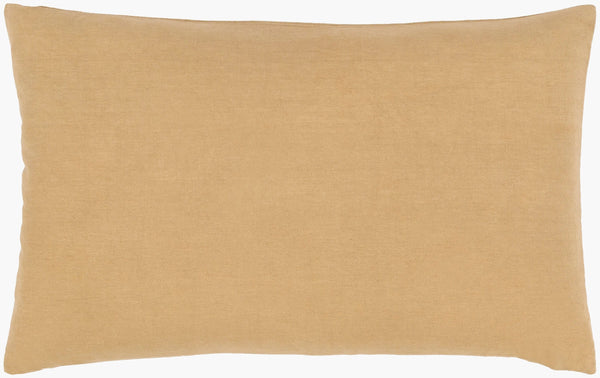 Surya Blessings Rustic 13"X20" Lumbar Pillow - Cozy Linen & Cotton Decor For Home Charm And Comfort Tan Linen,Cotton,Cotton Bsg001-1320
