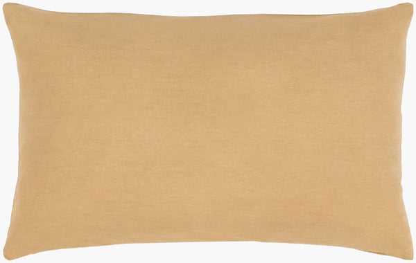 Surya Blessings Rustic 13"X20" Lumbar Pillow - Cozy Linen & Cotton Decor For Home Charm And Comfort Tan Linen,Cotton,Cotton Bsg002-1320