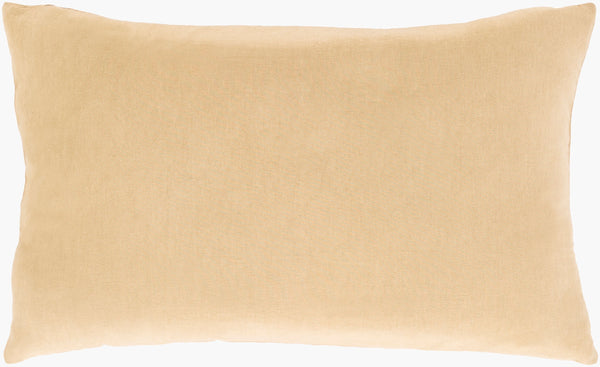 Surya Blessings Rustic 13"X20" Lumbar Pillow - Cozy Linen & Cotton Decor For Home Charm And Comfort Dark Brown Linen,Cotton,Cotton Bsg004-1320d