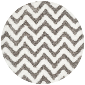 Safavieh Barcelona Shag 320 Hand Tufted  Rug Ivory / Silver BSG320A-24