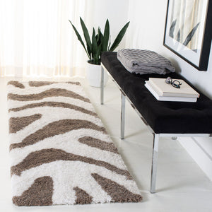 Safavieh Barcelona Shag 321 Hand Tufted  Rug Ivory / Silver BSG321A-24