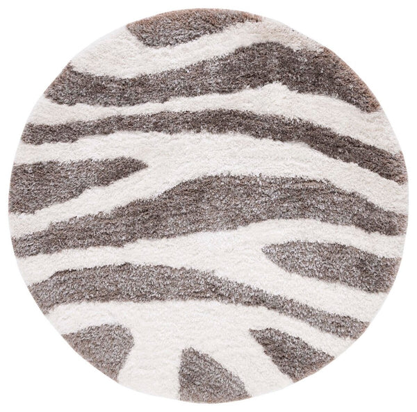 Safavieh Barcelona Shag 321 Hand Tufted  Rug Ivory / Silver BSG321A-24