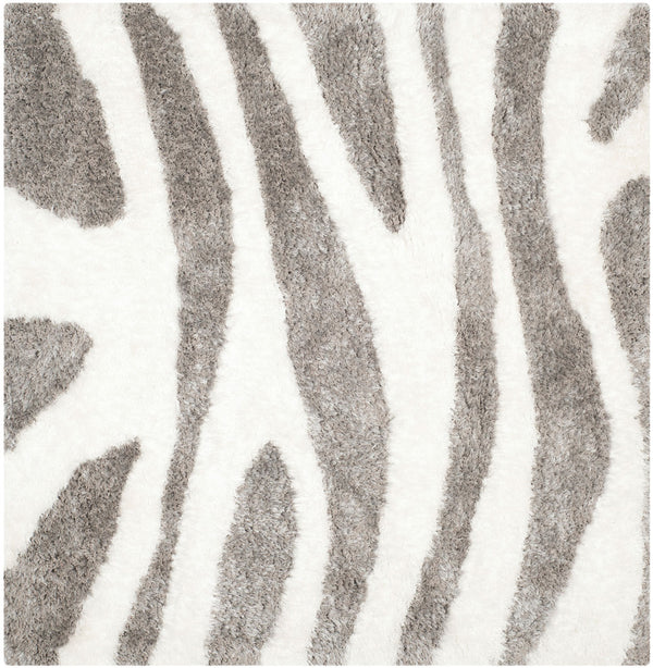 Safavieh Barcelona Shag 321 Hand Tufted  Rug Ivory / Silver BSG321A-24