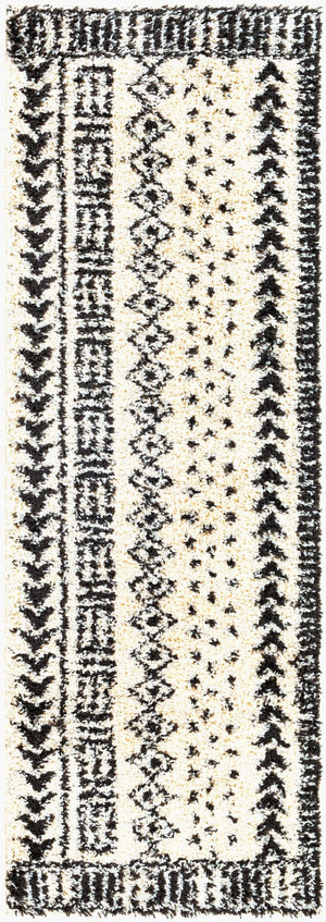 Livabliss Beni Ourain Inspired Plush Shag Runner Rug Moroccan Bohemian Hallway Accent BSH2305-2773
