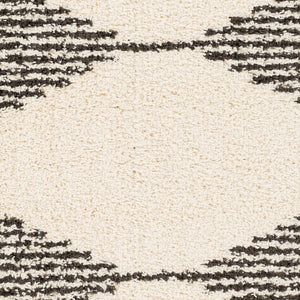 Livabliss Beni Ourain Inspired Plush Shag Runner Rug Bohemian Neutral Polypropylene Hallway Accent BSH2308-2773