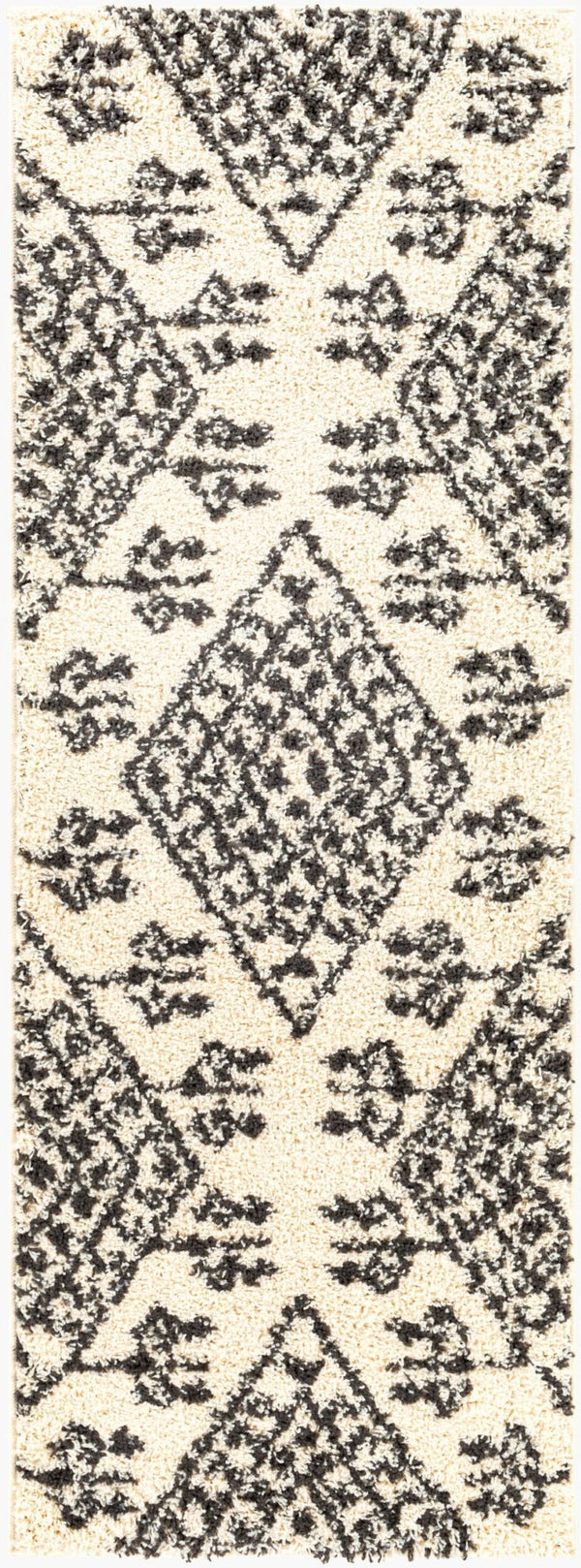 Livabliss Beni Ourain Inspired Shag Runner Rug Plush Polypropylene Pile for Hallways and Entryways BSH2311-2773