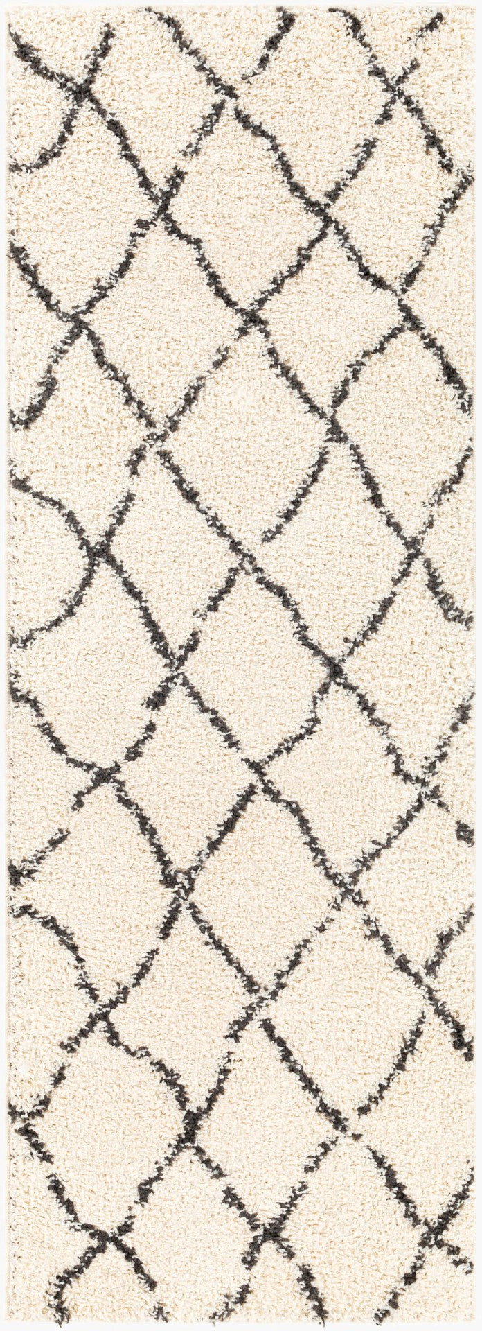 Livabliss Beni Shag Runner Rug Plush High Pile Bohemian Global Pattern for Hallways BSH2312-2773