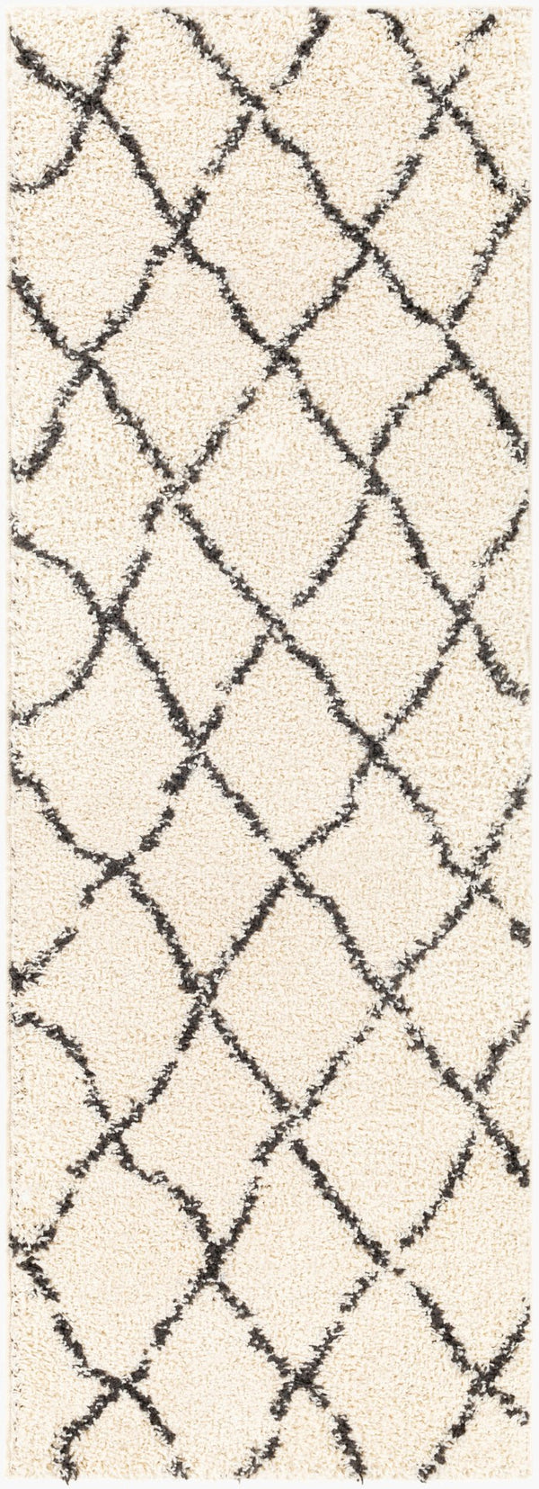Livabliss Beni Shag Runner Rug Plush High Pile Bohemian Global Pattern for Hallways BSH2312-2773