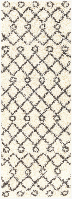 Livabliss Beni Moroccan Inspired Shag Runner Plush Polypropylene Pile for Hallways and Entryways BSH2313-2773