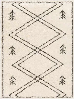 Livabliss Beni Ourain Inspired Shag Rug Plush Polypropylene Bohemian Floor Accent BSH2315-537