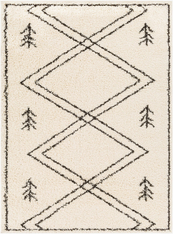 Livabliss Beni Ourain Inspired Shag Rug Plush Polypropylene Bohemian Floor Accent BSH2315-537